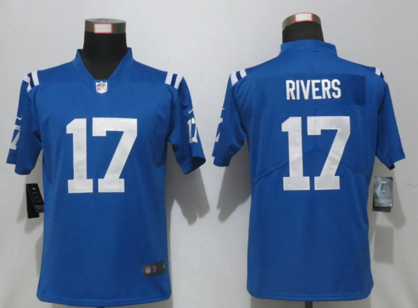 Women's Indianapolis Colts #17 Philip Rivers Royal Blue 2020 Vapor Untouchable Stitched NFL Nike Limited Jersey inbean