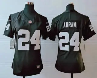 Women's Las Vegas Raiders #24 Johnathan Abram Black 2017 Vapor Untouchable Stitched NFL Nike Limited Jersey inbean