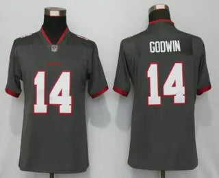 Women's Tampa Bay Buccaneers #14 Chris Godwin Grey 2020 NEW Vapor Untouchable Stitched NFL Nike Limited Jersey inbean