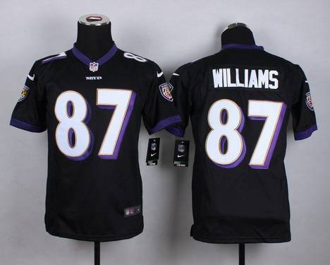 Youth Baltimore Ravens #87 Maxx Williams 2013 Nike Black Game Jersey inbean