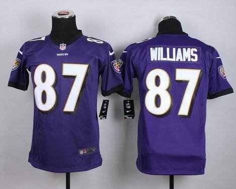 Youth Baltimore Ravens #87 Maxx Williams 2013 Nike Purple Game Jersey inbean