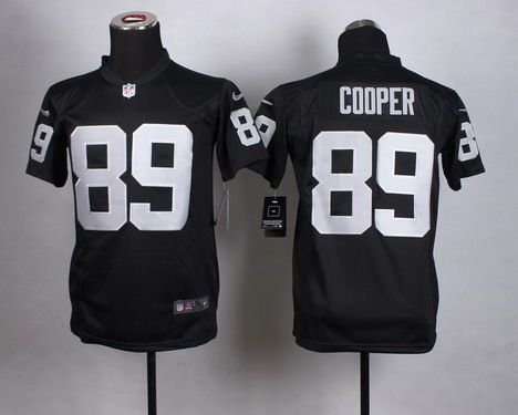 Youth Oakland Raiders #89 Amari Cooper Nike Black Game Jersey inbean