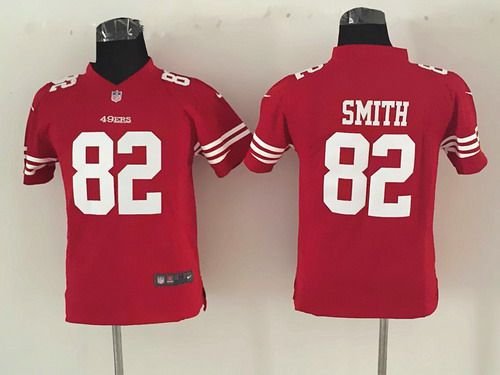 Youth San Francisco 49ers #82 Torrey Smith Nike Red Game Jersey inbean